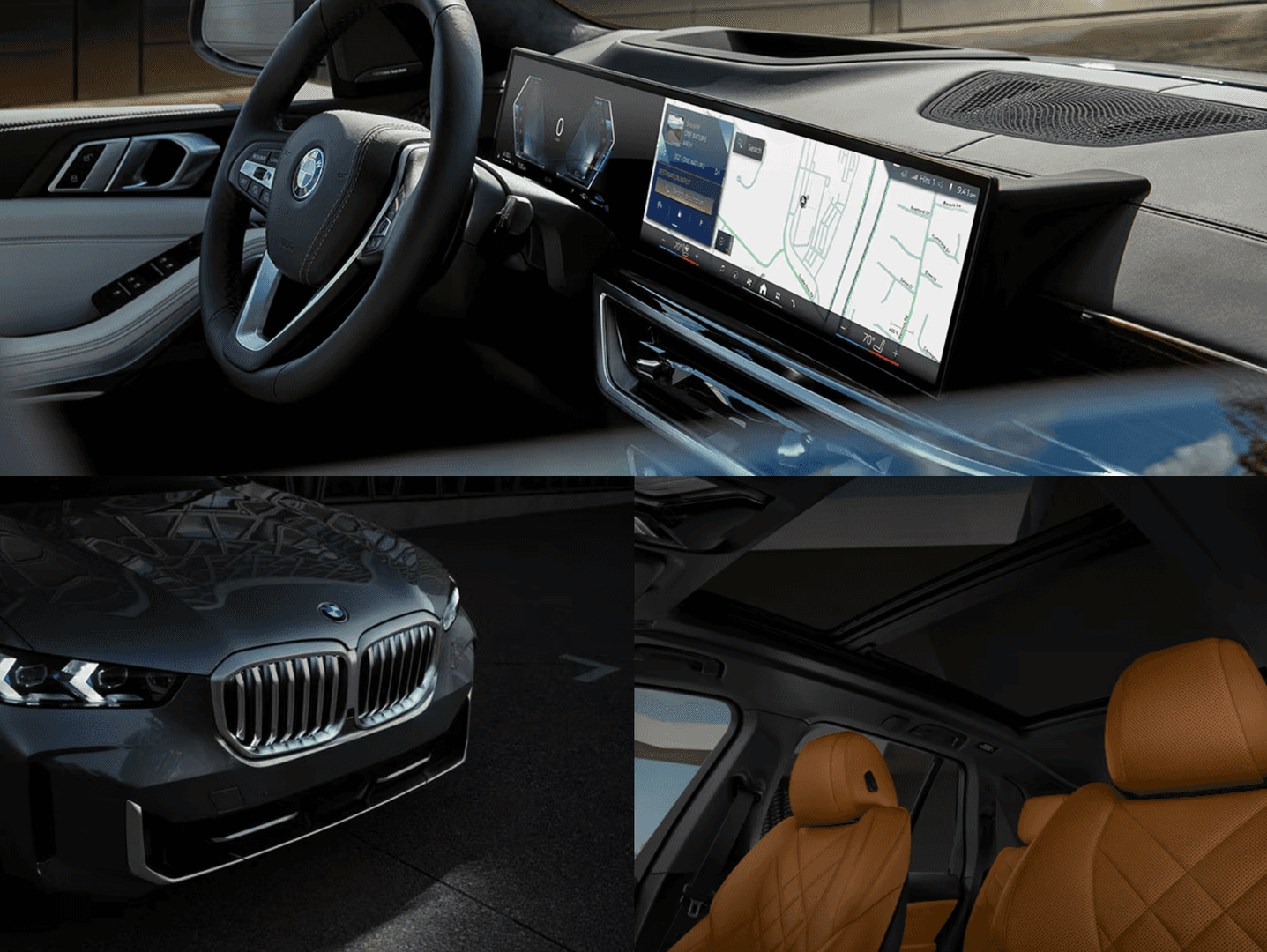 BMW X5 Exterior and Interior Collage